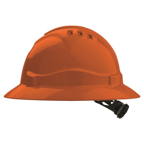 PRO CHOICE V6 Hard Hat Vented Full Brim Ratchet Harness (Various Colour Available) - HHV6FB