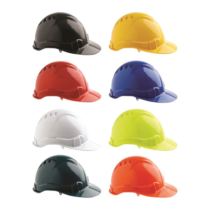 PRO CHOICE V6 Hard Hat Vented Pushlock Harness (Various Colour Available) - HHV6