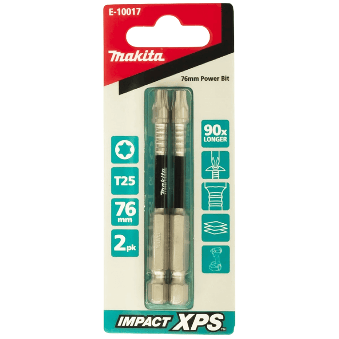 Makita Impact XPS T25 x 75mm Power Bits - 2 Pack - E-10017