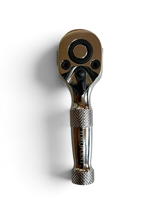 1/2" Torqpoint Industrial Quick-Release Reversible Stubby Ratchet - CT-RHRQ12S