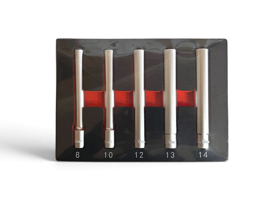 Torqpoint 3/8" Drive 5-Piece Extra Long Socket Set - 5PELSS