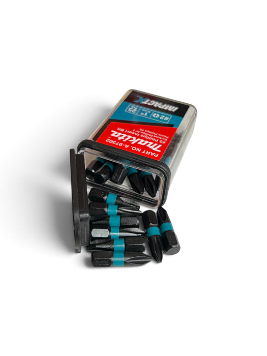 Makita ImpactX 25-Piece 2 Phillips Insert Bit Set - A-97302