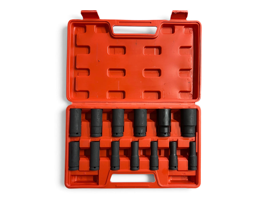 AusPak Tools 13-Piece Deep Impact Socket Set - AUSDIS13