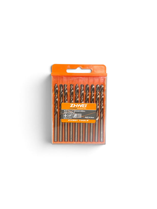 ZHWEI M35 Fully Ground HSS-Cobalt Twist Drill Bit Set 6.0 mm - ZMD356