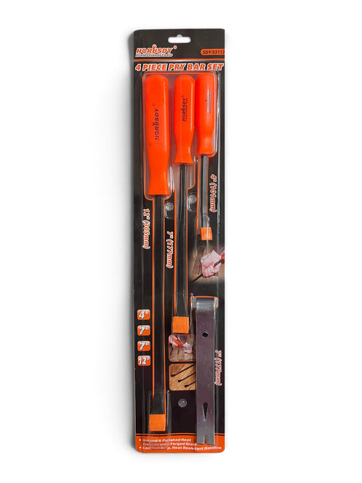 HORUSDY 4 Piece Pry Bar Set - SDY-93113