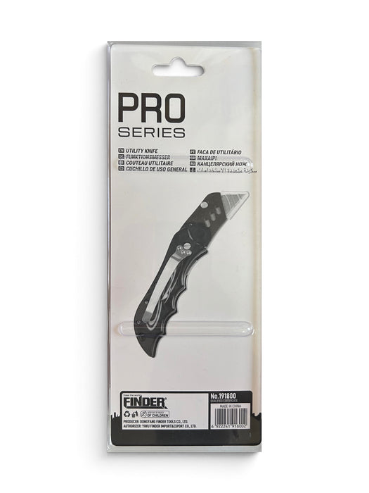 Finder Pro Series Folding Liner-Lock Utility Knife - 191800