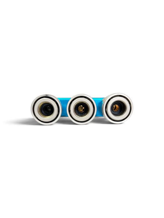 3-Way Air Line Manifold Block with Female Quick-Release Couplers - ABF35
