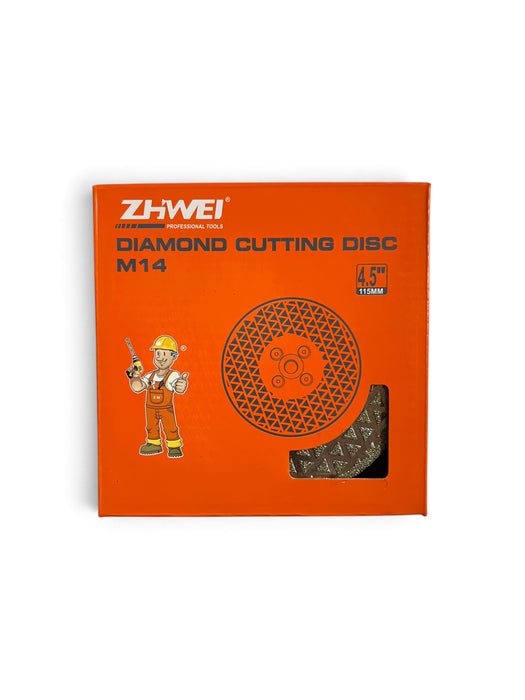 ZHWEI Tools 4.5" (115mm) M14 Diamond Cutting Disc - ZWDC20
