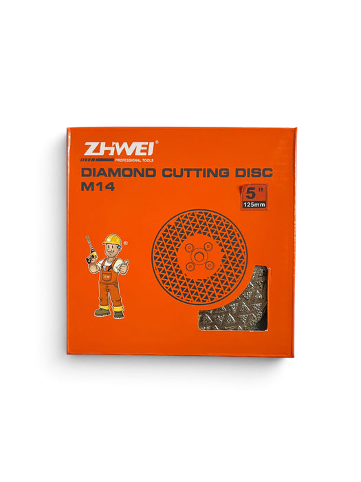 ZHWEI Professional Tools 5" (125mm) M14 Diamond Cutting Disc - ZWD30