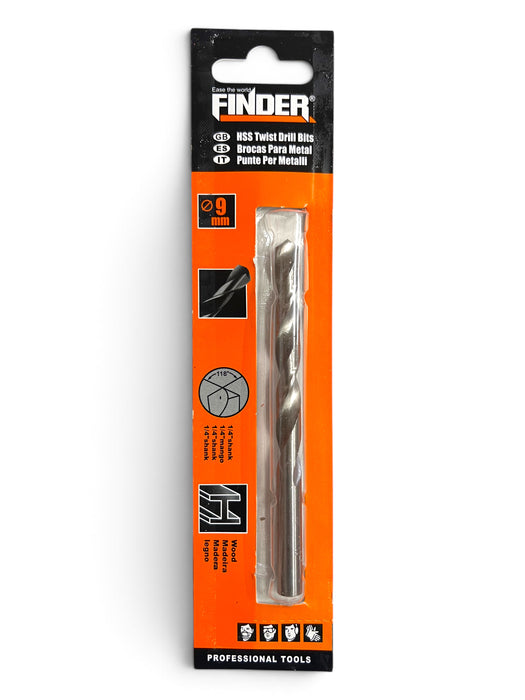 Finder HSS Twist Drill Bit 9mm - FIND09