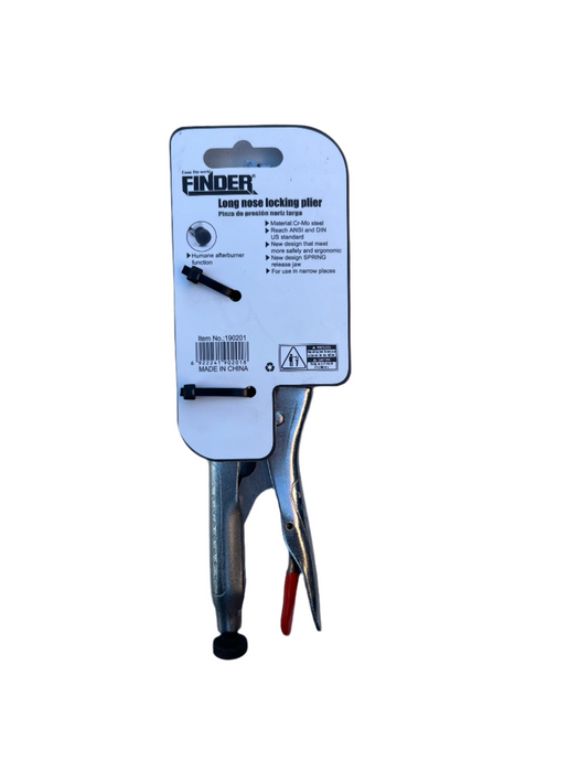 Finder Long Nose Locking Plier 225mm (9")