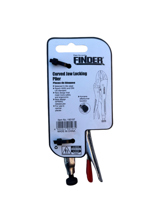 Finder Curved Jaw Locking Plier 125mm (5")