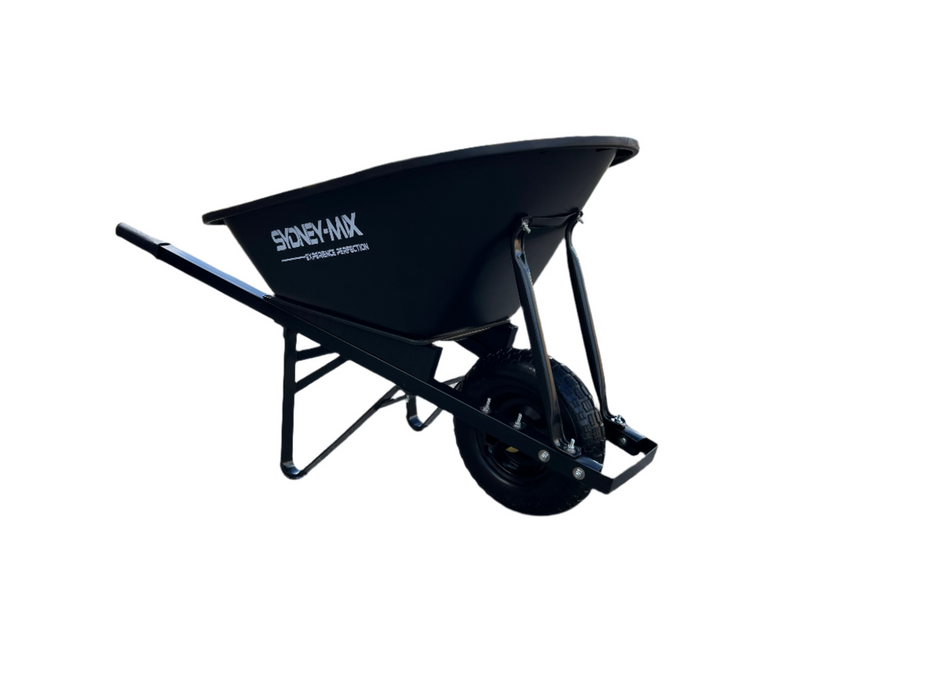 SYDNEY-MIX 100L Poly Tray Wheelbarrow