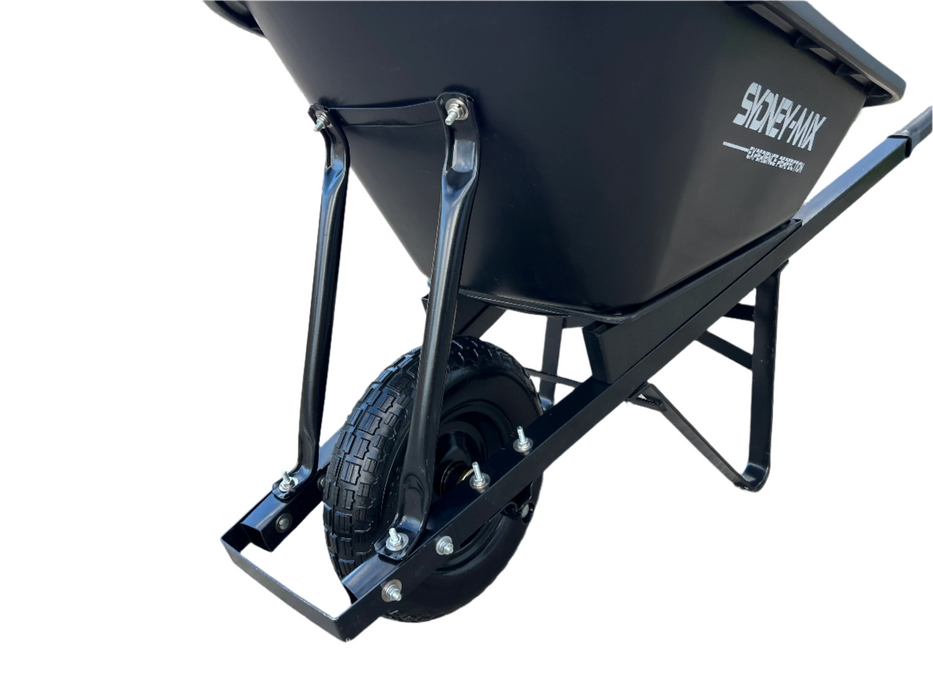 SYDNEY-MIX 100L Poly Tray Wheelbarrow