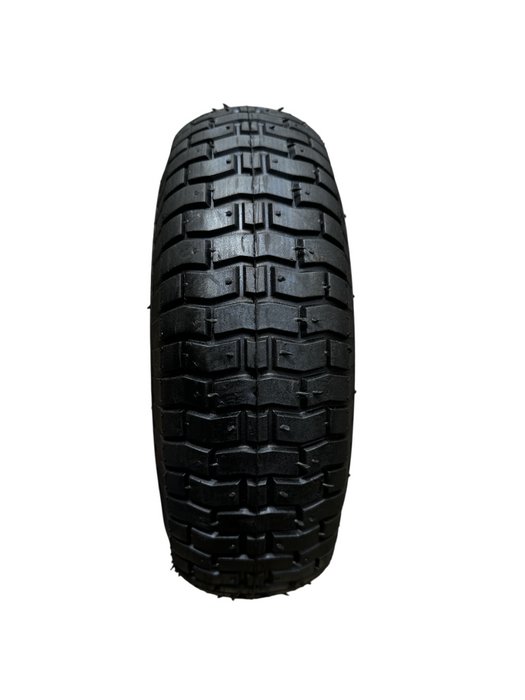 Heavy Duty Wide Pneumatic Wheelbarrow Tyre 16/6.50-8 - Built-in Grease Nipple & 6205-2RS Bearing