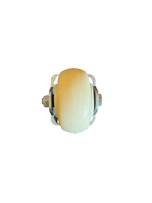 White Fixed Castor Heavy Duty Wheel 100mm