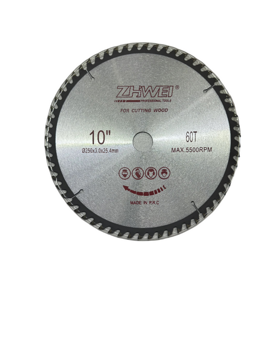 ZHWEI 10" Wood Cutting Disc 60T