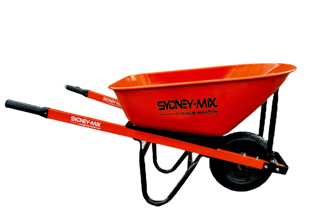 SYDNEY-MIX 100L Light Duty Builders Wheelbarrow - Pneumatic Tyre
