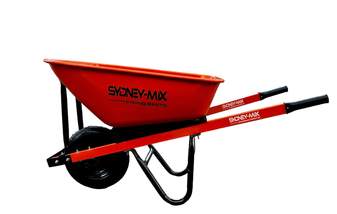 SYDNEY-MIX 100L Light Duty Builders Wheelbarrow - Pneumatic Tyre