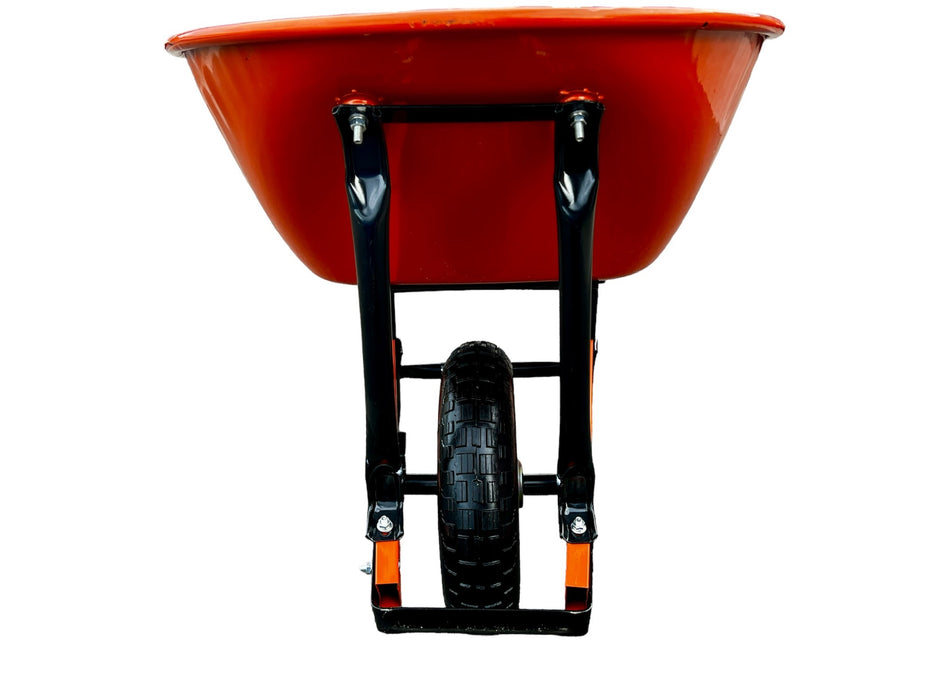 SYDNEY-MIX 100L Light Duty Builders Wheelbarrow - Flat-free/Solid Wheel