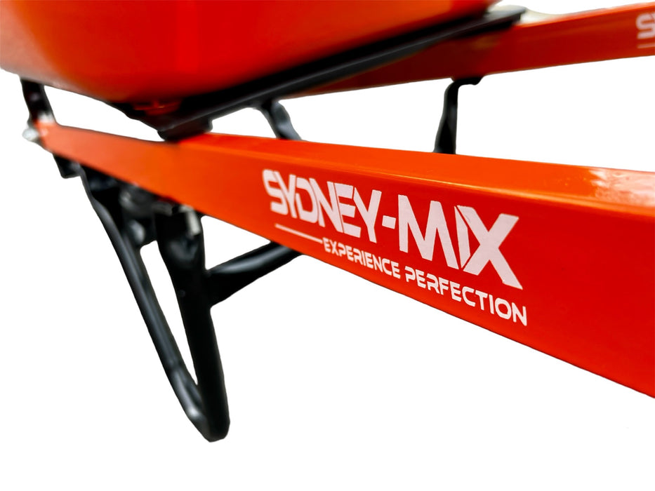 SYDNEY-MIX 100L Light Duty Builders Wheelbarrow - Flat-free/Solid Wheel