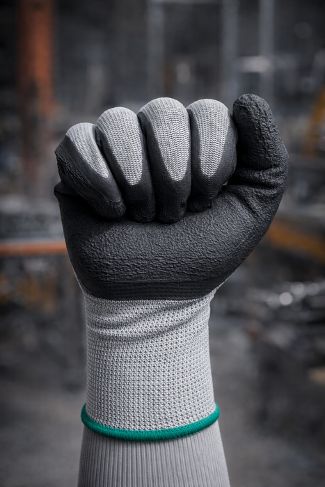 SYDNEY-MIX High Performance Latex Work Gloves – Grey