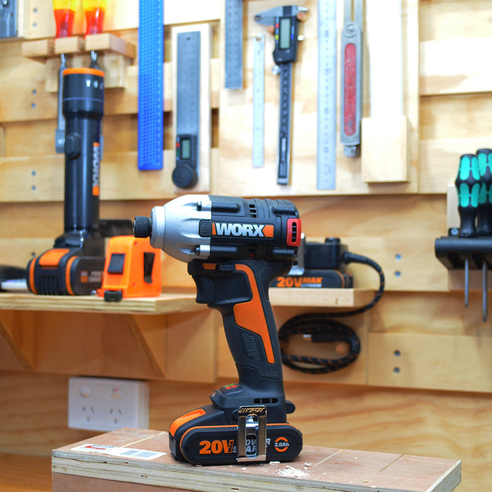 WORX 20V 3-Speed Impact Driver – 260Nm – Brushless | POWERSHARE Tool Only | WX261.9