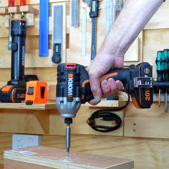 WORX 20V 3-Speed Impact Driver – 260Nm – Brushless | POWERSHARE Tool Only | WX261.9