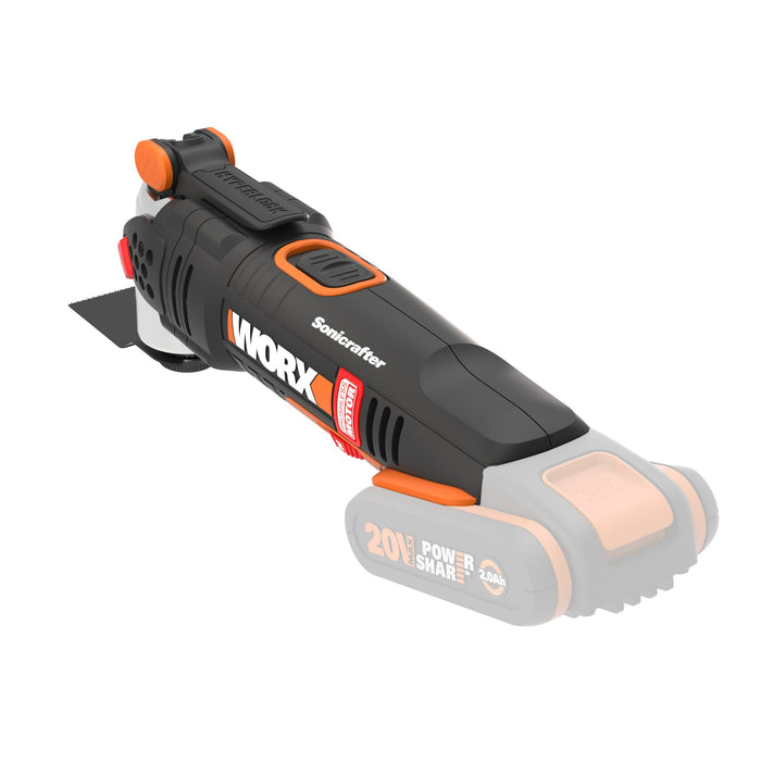 WORX 20V NITRO Oscillating Multi Tool – Brushless | POWERSHARE Tool Only | SONICRAFTER | WX693.9