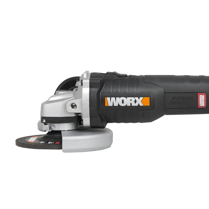 WORX 20V 125mm Angle Grinder – Brushless | POWERSHARE Tool Only | WX812.9