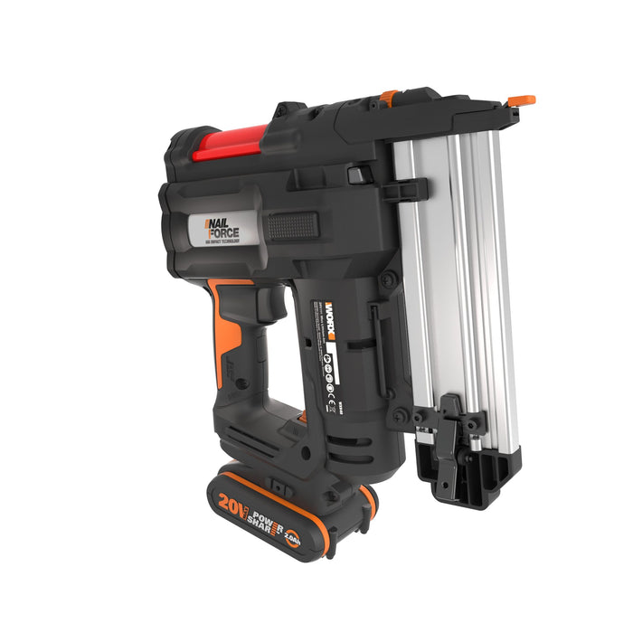 WORX 20V NITRO 2-in-1 Brad and Finish Nailer / Stapler | 2Ah POWERSHARE Kit | WX840