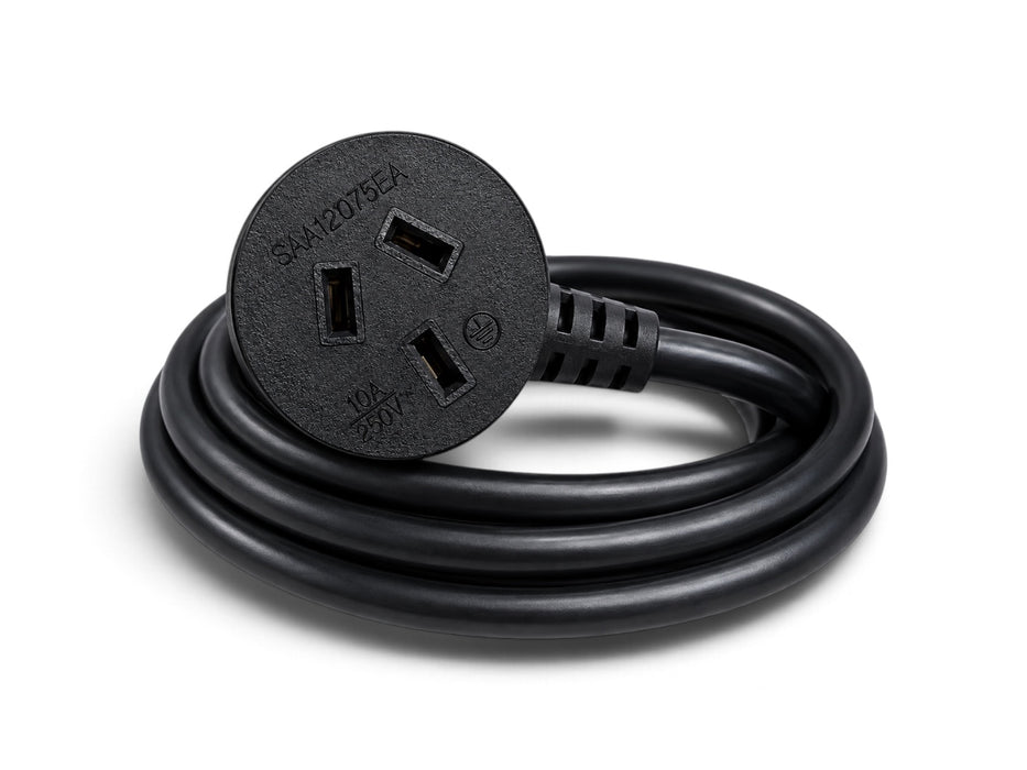 Ultracharge 2 Metre Piggy Back Extension Lead (Black) - UR240/2PB