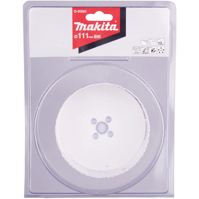 Makita 111mm Bi-Metal Hole Saw - D-35592