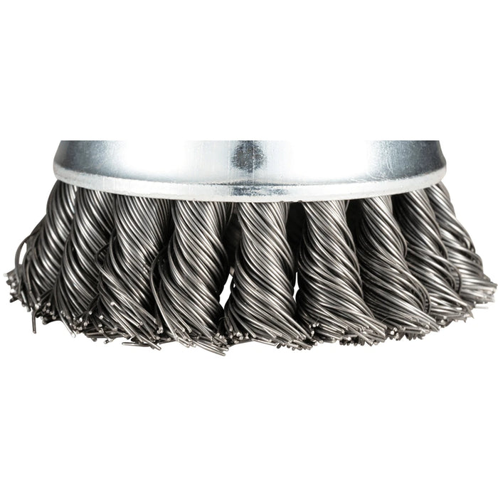 Makita 75mm Knotted Wire Cup Brush - D-73807