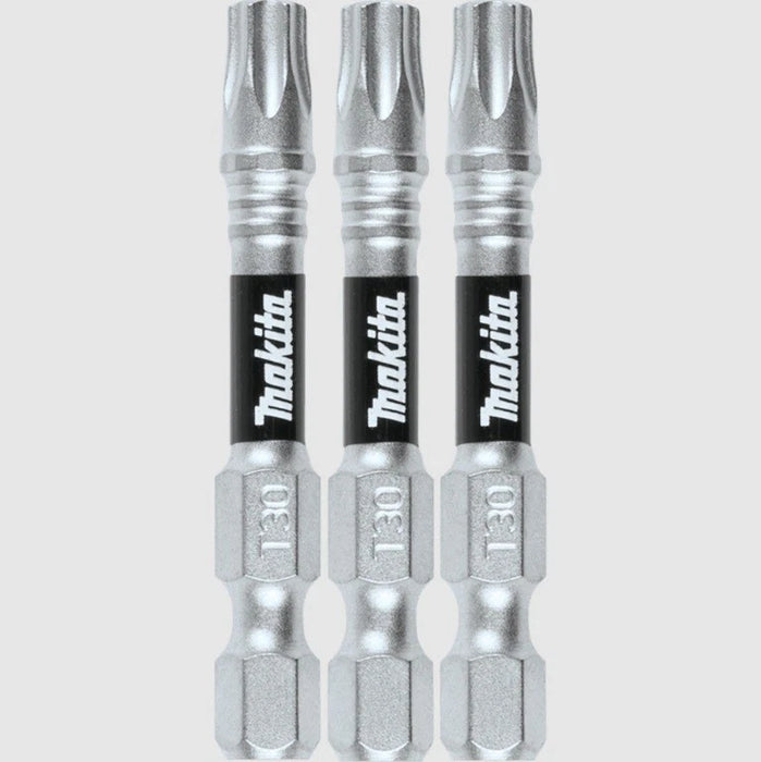 Makita Impact XPS T30 x 50mm Power Bits - 3 Pack - E-18605