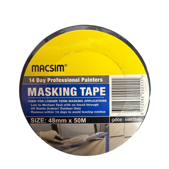 14 Day UV Masking Tape 48mm x 50mtr - 54MTB48
