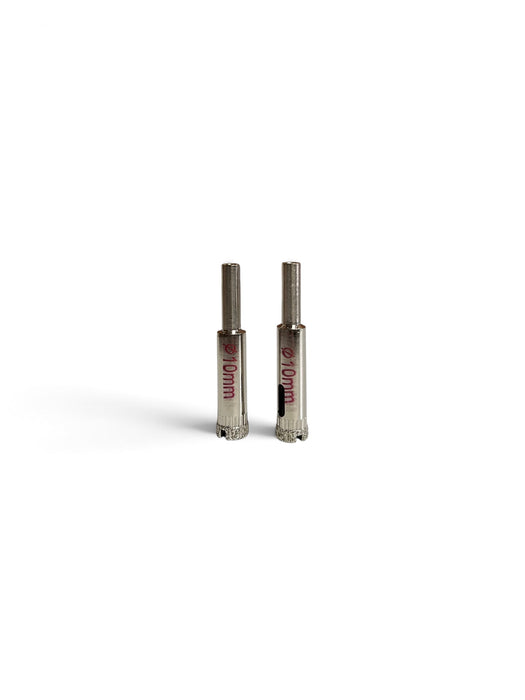 ZHWEI 10mm Diamond Glass Hole Saw Drill Bit - 2 Pack - ZW10MM