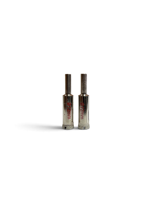 ZHWEI 12mm Diamond Glass Hole Saw Drill Bit - 2 Pack - ZW12MM