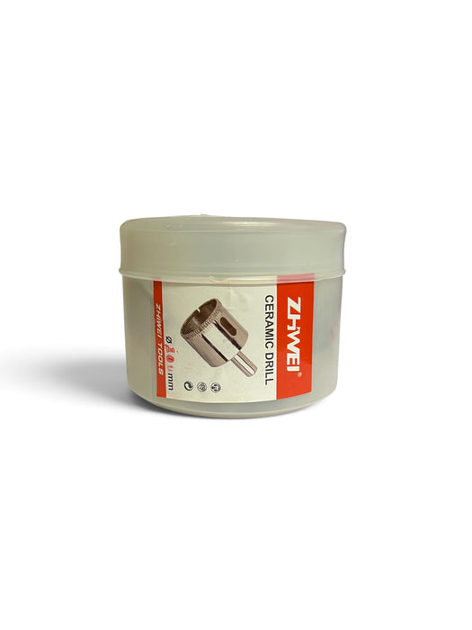 ZHIWEI 100mm Diamond Coated Ceramic Hole Saw Drill Bit - ZW100MM