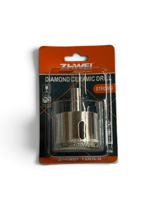 ZHIWEI 40mm Diamond Coated Ceramic Hole Saw Drill Bit - ZW40MM