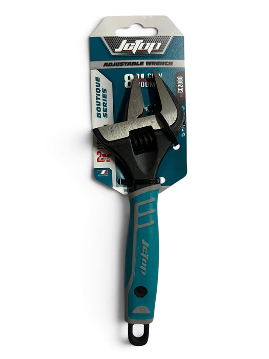 JCTOP 8" Adjustable Wrench Cr-V 200mm CC2080