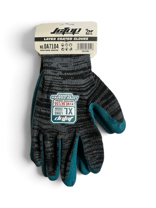 JCTOP Heavy-Duty Latex Coated Work Gloves - OA7104
