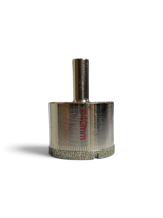 ZHIWEI 40mm Diamond Coated Ceramic Hole Saw Drill Bit - ZW40MM