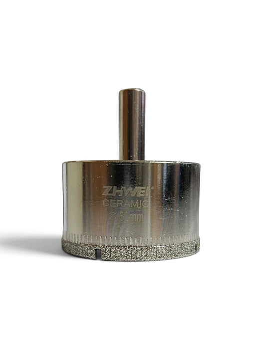 ZHIWEI 50mm Diamond Coated Ceramic Hole Saw Drill Bit - ZW50MM