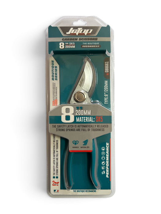 JCTOP 8-Inch SK5 Steel Garden Pruning Shears - GB8661