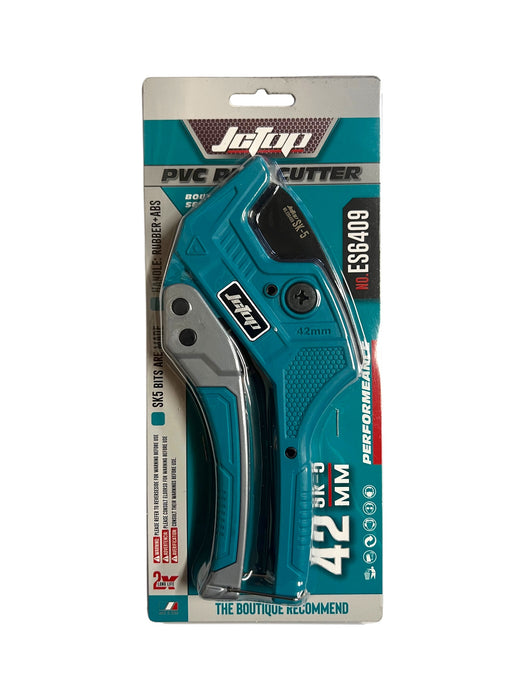 JCTOP Professional 42mm Ratcheting PVC Pipe Cutter (SK5 Steel Blade) – ES6409