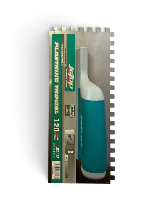 JCTOP 120 x 280mm Notched Plastering Trowel - JK3002